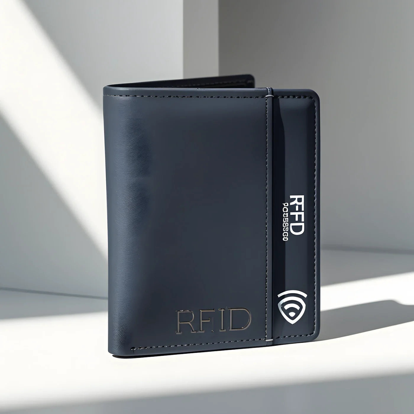 Imagem de uma carteira masculina rfid