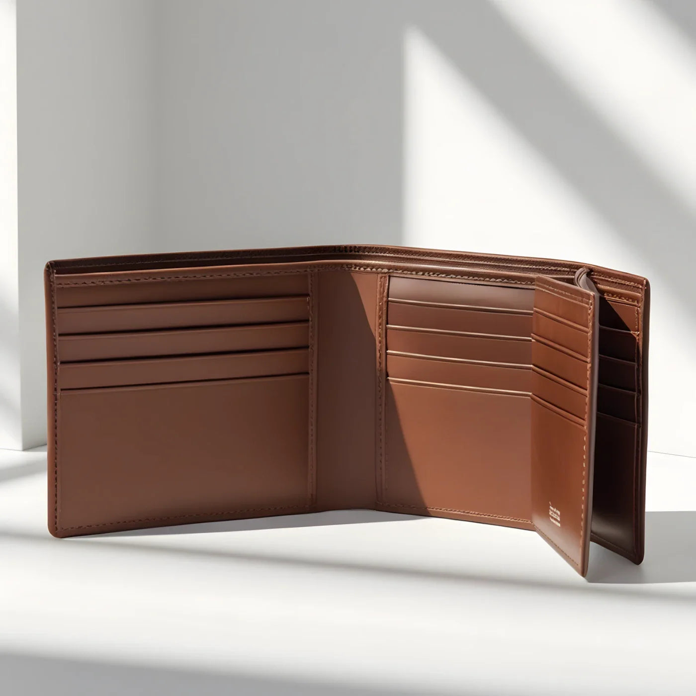 imagem de uma carteira masculina trifold