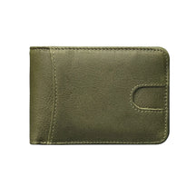 Carteira Masculina Bifold em Couro Genuíno com Proteção RFID Design Retrô e Compartimentos para Cartões e Dinheiro