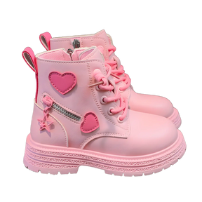 Bota Infantil Feminina Premium Com Forro Em Lã Sola Antiderrapante