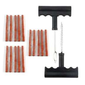 kit de reparo de pneu com 15 plugs para reparo.