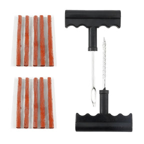 kit de reparo de pneu com 10 plugs para reparo.